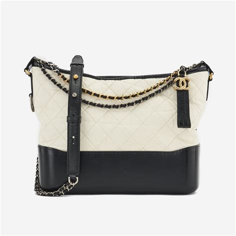 chanel gabrielle bag white and black|chanel gabrielle bag discontinued.